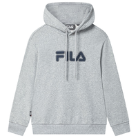 FILA斐乐款连帽卫衣2025秋季休闲宽松针织长袖上衣 【加绒版】卡地亚花灰-MG XS