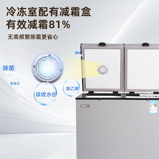 东之开立 双温双开门冰柜 117L 冷藏冷冻