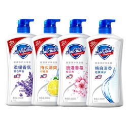 舒肤佳 健康净护沐浴露 650g*4(纯白+柠檬+薰衣草+樱花)  新旧包装随机
