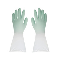 CEO/希艺欧pvc洗碗手套女厨房耐用型刷锅洗车清洁手套洗衣服干活 【天际灰】4双【抗氧化,耐高温】