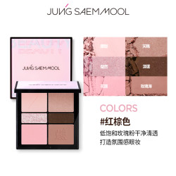 郑瑄茉 JUNGSAEMMOOL 眼影盘腮红大地色眼影哑光珠光多功能修容一体