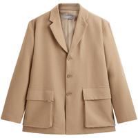 太平鸟 男装春秋款双贴袋便服外套男式西服