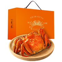 【活蟹】湖鲜阳澄 大闸蟹 去绳足重 全母2.3-2.6两 12只 鲜活螃蟹礼盒装