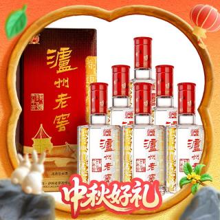 泸州老窖 六年窖头曲 52%vol 浓香型白酒 500ml*6瓶