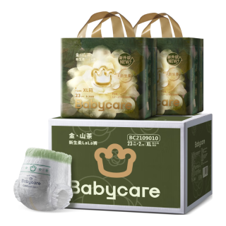 babycare 金山茶花拉拉裤加量装XL23片*2(12-17kg)宝宝婴儿尿不湿箱装