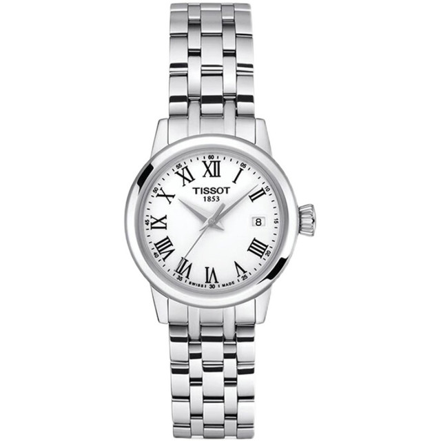 移动端：TISSOT 天梭 正品天梭Tissot梦媛系列女士钢带石英手表T129.210.11.013.00