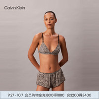 Calvin Klein 女士无钢圈软支撑三角杯文胸 345-豹纹 S