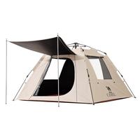 骆驼 帐篷户外露营便携式折叠速开野营过夜装备防雨3-4人野餐防晒遮阳
