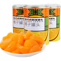 科技 橘子罐头425g*3罐 水果罐头即食休闲零食水果捞糖水饮料甜点