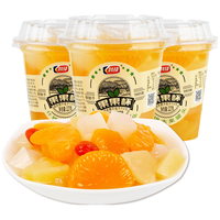 科技 什锦罐头227g*3杯 水果罐头即食休闲零食水果捞糖水饮料甜点