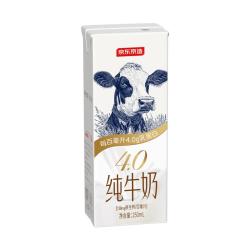 京东京造 鲜来多纯牛奶 250ml*16 4.0g蛋白质