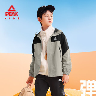 匹克 三合一冲锋衣 保暖防风 紫/PK标反光银K 150 儿童外套