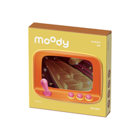 moody美瞳隐形眼镜时光机10片黑巧马赛克