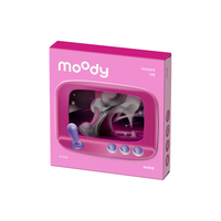 moody美瞳日抛隐形眼镜时光机系列10片装 机械芭蕾225度 款!机械芭蕾-甜酷烟粉调