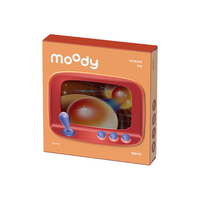 moody美瞳日抛隐形眼镜时光机系列10片装 电磁代码225度 粗锁边!电磁代码-未来水银灰