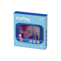 moody美瞳日抛隐形眼镜时光机系列10片装 伊甸都市275度 高光款!伊甸都市-清冷都市蓝