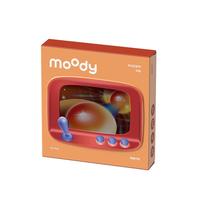 moody美瞳日抛隐形眼镜时光机系列10片装 电磁代码325度 粗锁边!电磁代码-未来水银灰