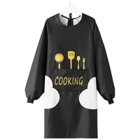 妙美围裙防水防油餐饮长袖厨房家用烘焙男女士工作服做饭