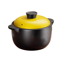 亿嘉 陶瓷煲砂锅煲排骨汤鸡汤煮粥焖饭炖锅养生汤锅可煤气灶明火 5升