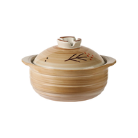 亿嘉 砂锅陶瓷煲砂锅煲排骨汤鸡汤煮粥焖饭炖锅养生汤锅可明火使用3升 养生【冬瓜排骨煲】 3L