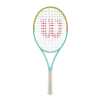 威尔胜（Wilson）樱花粉薰衣草碳素一体男女初学训练进阶网球拍高颜值女生 【绿洲蓝】渐变色