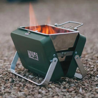 BK igneri户外便携折叠烧烤炉家用迷你烧烤架小型 igneri绿色大号烤炉
