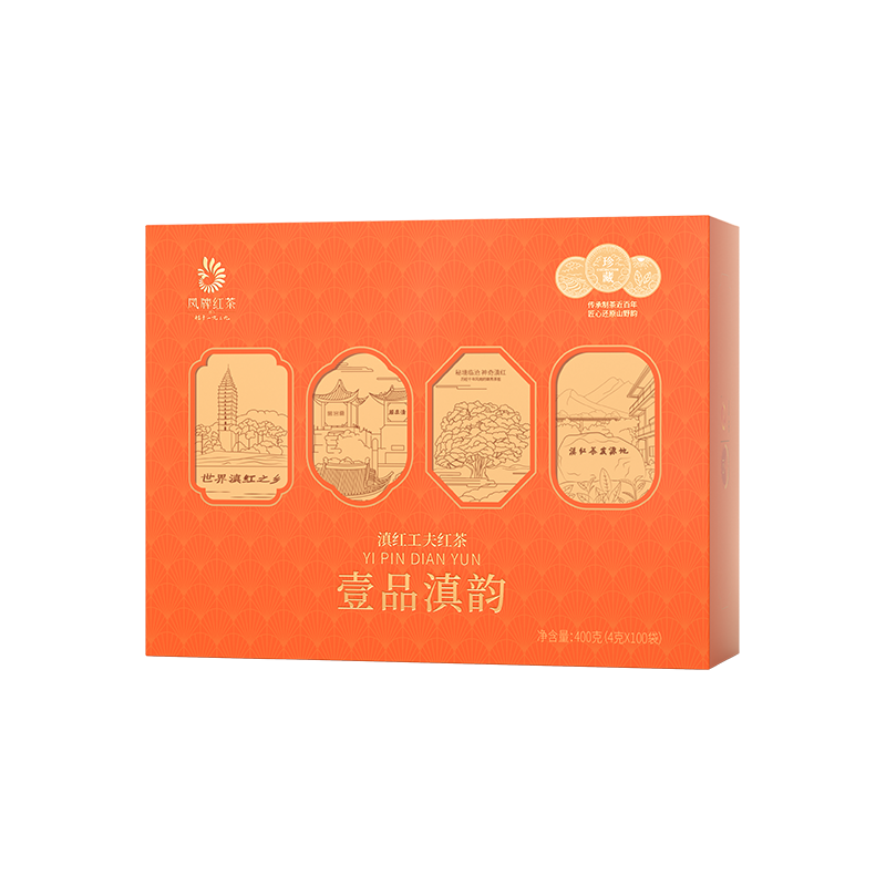 凤牌 壹品滇韵礼盒 400g 云南滇红