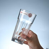 帕莎帕琦 抗菌玻璃杯钢化耐热啤酒饮料白酒杯365毫升1只装
