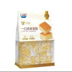 光明 Brilliant 一口小虎皮蛋糕 牛乳味 220g
