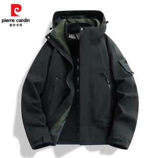 皮尔·卡丹 男士三合一抓绒冲锋衣 XJ-9999