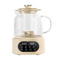 集觅 H7 全玻璃 1.2L 白色 养生壶