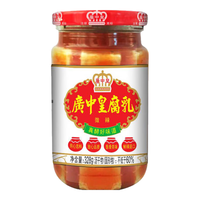 海天腐乳 白方原味腐乳辣味南乳白乳 霉豆腐家用早餐下饭炒菜即食瓶装 广中皇辣腐乳328g