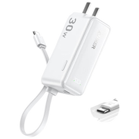  Anker/安克 30W快充 移动电源 Type-c线  5000mAh 白