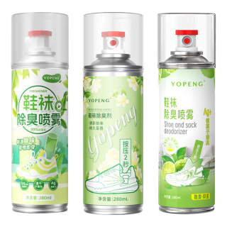 移动端、京东百亿补贴：YOPENG 鞋袜除臭喷雾 280ml*3瓶 AG银离子
