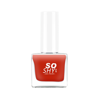  SO SHY/舒羞 免烤速干 水性指甲油  达拉斯红 12ml