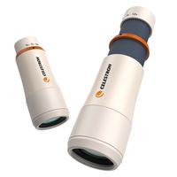 移动端、京东百亿补贴：星特朗 童趣6-12x25变倍高清高倍便携单筒望远镜儿童白色