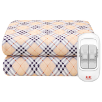 彩虹 电热毯双人双控  排潮烘被 双温双控1.8*1.5米