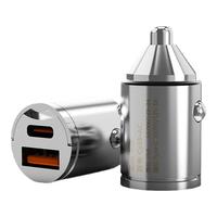 车衍车载充电器隐藏式超级快充一拖二点烟器转换插头苹果手机车充