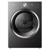 小天鹅10KG热泵烘干机 家用干衣机 AI正反转 祛味除螨除潮 回南天烘干机 超薄 TH100-HL02T  25年纯平全嵌+变频电机+TH10VH628T