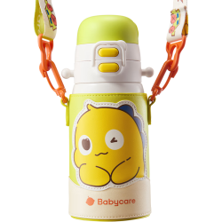 babycare 儿童三饮保温杯水杯水壶宝宝学饮吸管杯316L不锈钢学生上学3-6岁+