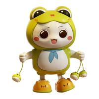 迪漫奇婴儿玩具0-1岁学爬抬头训练早教声光电动跳舞青蛙会唱歌