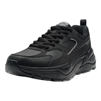 XTEP特步男鞋运动休闲老爹鞋子男秋冬革面保暖2025防滑耐磨运动鞋 黑 40