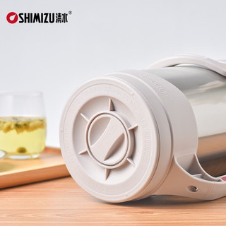 清水（SHIMIZU） 暖瓶热水瓶家用玻璃内胆保温瓶不锈钢大容量SM-3331/3341 SM-3341-320-