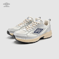 茵宝 纪元鞋90S老爹鞋复古增高休闲运动鞋 银色/迷雾灰 43码 男女同款