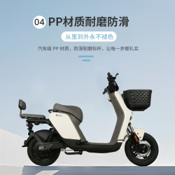 花小马 电动车80KM续航星恒锂电48V24Ah 【三色可选】