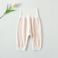 瑄妮薇 婴儿裤子无骨春秋棉高腰护肚长裤新生儿保暖秋裤宝宝大屁屁裤