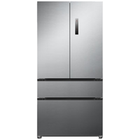 美的 558L法式多门冰箱超薄嵌入式一级能效风冷无霜除菌大容量制冰