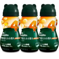 英氏小小馒头 宝宝零食 儿童零食 蛋黄味牛奶味 婴幼儿饼干营养奶豆 4阶小小馒头3罐（牛奶2+蛋黄1）