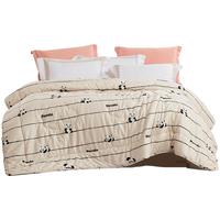 富安娜儿童被子100%棉花被儿童被芯宿舍春秋四季被 152*210cm