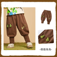 宝宝衣服合集251 棕色-立体贴布